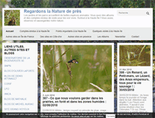 Tablet Screenshot of faune-nature.com